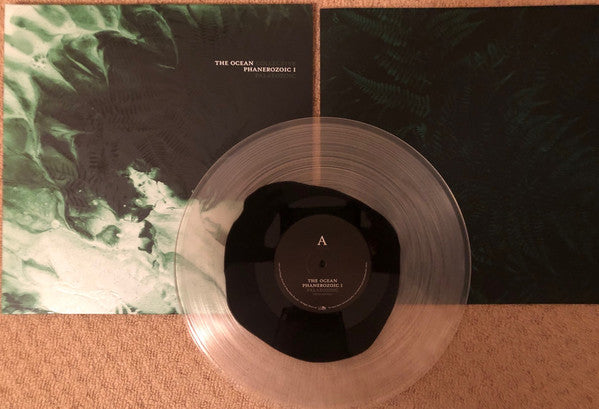 Image of Label Cover of 3024310E: LP - THE OCEAN COLLECTIVE, Phanerozoic I Palaeozoic Instrumental (Pelagic Records; PEL121, Europe 2018, Gatefold, Inner, 180g Clear vinyl with Black Blob)   VG+/VG+