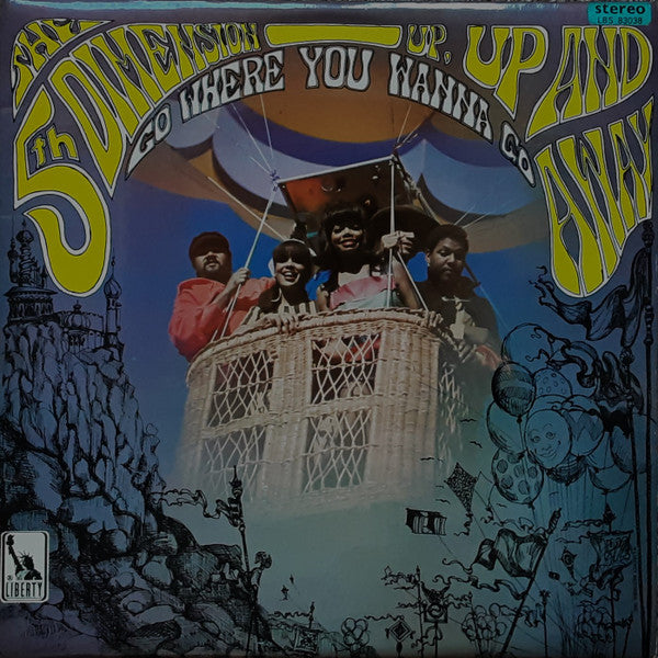 Image of Front Cover of LP - VG/VG - THE 5TH DIMENSION, Up, Up And Away (Liberty; LBS 83038, UK 1967, Laminated Front Sleeve), ,  - 3826235E