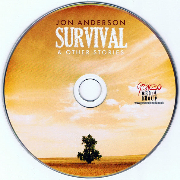 Image of Label Cover of 3134030E: CD - JON ANDERSON, Survival & Other Stories (Gonzo Multimedia; HST079CD, UK 2011, Jewel Case)   VG+/VG+