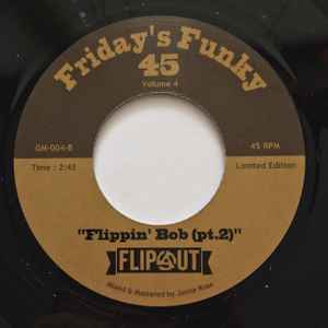 Image of Back Cover of 3154013S: 7" - FLIPOUT, Flippin' Bob (pt.1) / Flippin' Bob (pt.2) (Ghetto Musiq; GM-004, UK 2016, Plain sleeve) Marks on vinyl but plays well.    /G+