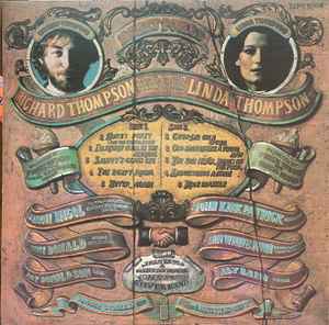 Image of Back Cover of 3144073S: LP - RICHARD & LINDA THOMPSON, Hokey Pokey (Island Records; ILPS 9305, US 1975, Gatefold) Cut-out (Corner cut)  VG/VG+