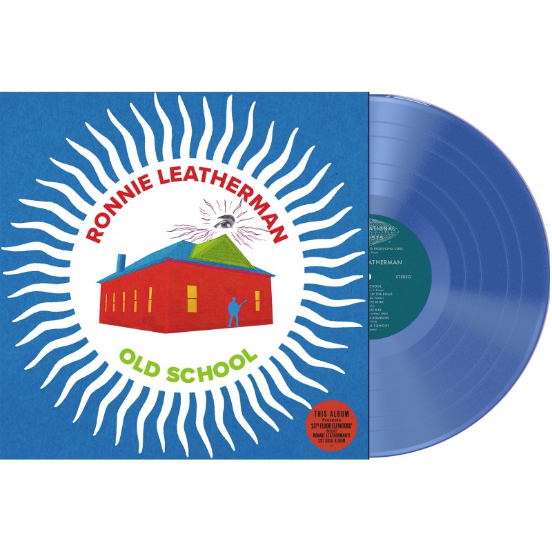 Image of Front Cover of 3124110E: LP - RONNIE LEATHERMAN, Old School (International Anthem; , UK 2024, Blue vinyl. Limited to 1000) Some light marks/scuff on vinyl that don't affect playback.  VG+/VG