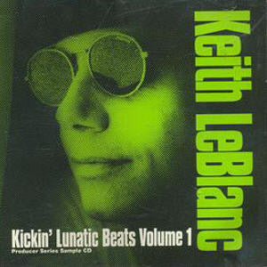 Image of Front Cover of 3134049E: CD - KEITH LEBLANC, Kickin' Lunatic Beats Volume 1 (Blanc Records; BLCCD12, UK 1996, Jewel Case)   VG+/VG+