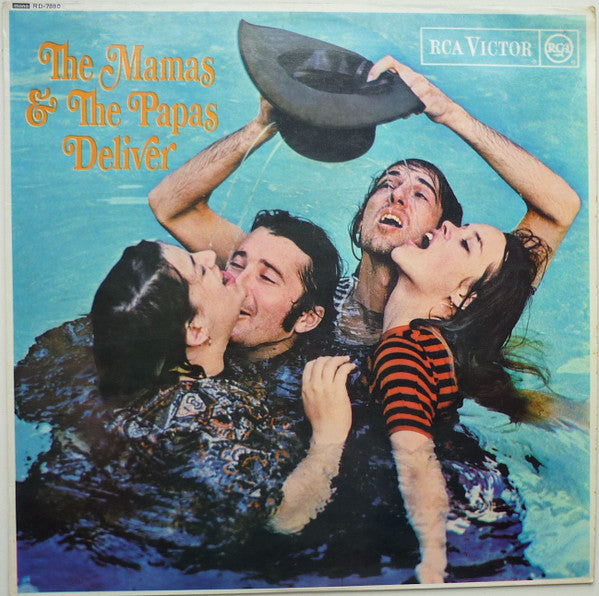 Image of Front Cover of LP - VG/VG+ - THE MAMAS & THE PAPAS, The Mamas & The Papas Deliver (RCA Victor; RD-7880, UK 1967, Mono), A few hairlines only. Edgewear and slight sticker residue on sleeve front. ,  - 3526327E