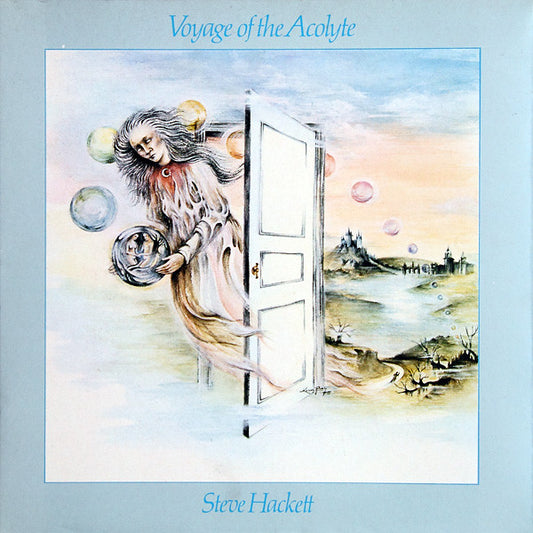 Image of Front Cover of 3144099S: LP - STEVE HACKETT, Voyage Of The Acolyte (Charisma; CAS 1111, UK 1984 Reissue) Ring wear  VG/VG+