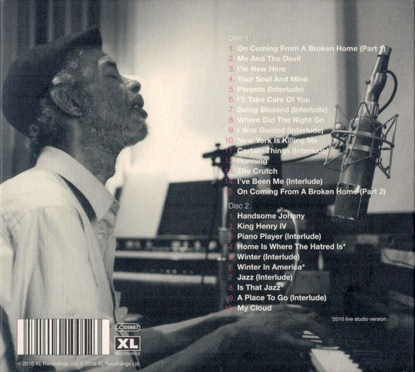 Image of Back Cover of 3114256C: 2xCD - GIL SCOTT-HERON, I'm New Here (XL Recordings; XL1005CD, Europe 2020, Digipak)   VG+/VG+