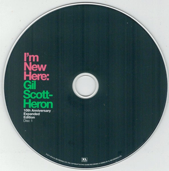 Image of Label Cover of 3114256C: 2xCD - GIL SCOTT-HERON, I'm New Here (XL Recordings; XL1005CD, Europe 2020, Digipak)   VG+/VG+