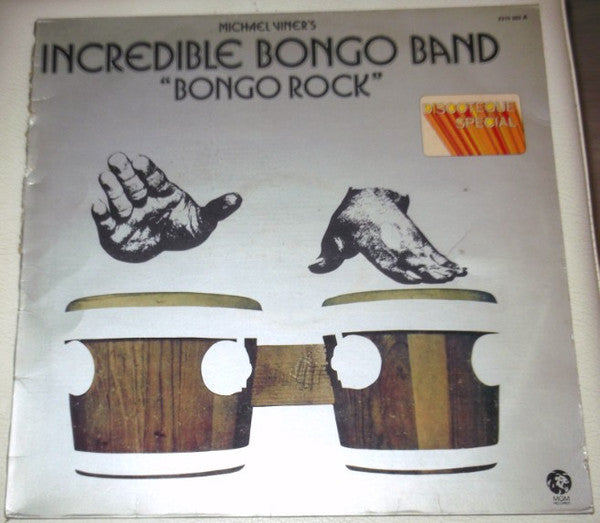 Image of Front Cover of 3124237E: LP - MICHAEL VINER'S INCREDIBLE BONGO BAND, Bongo Rock (MGM Records; 2315255L, Italy 1973, Picture Sleeve) Sleeve missing. Strong VG.  /VG