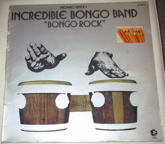 Image of Front Cover of 3124237E: LP - MICHAEL VINER'S INCREDIBLE BONGO BAND, Bongo Rock (MGM Records; 2315255L, Italy 1973, Picture Sleeve) Sleeve missing. Strong VG.  /VG