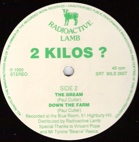 Image of Back Cover of 3144123S: 12" - 2 KILOS ?, Mohamed's Mind (Radioactive Lamb; none, UK 1990)   /VG