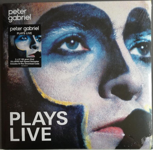 Image of Front Cover of 3034228E: 2xLP - PETER GABRIEL, Plays Live (Real World Records; PGDLPR1, Worldwide 2020 Reissue, Gatefold)   NEW/NEW