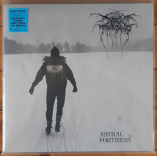 Image of Front Cover of 3134090E: LP - DARKTHRONE, Astral Fortress (Peaceville; VILELP1000, UK 2022, Limited Edition, Blue Transparent Vinyl)   NEW/NEW