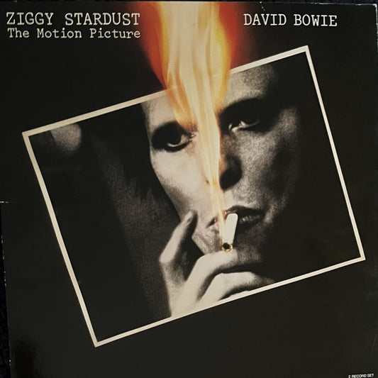 Image of Front Cover of 3124372E: LP - DAVID BOWIE, Ziggy Stardust - The Motion Picture (RCA; PL 84862 (2), UK & Europe 1983) Some creases on cover and mildly dented corners.  VG/VG+