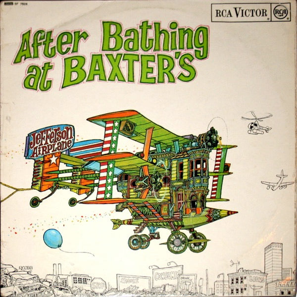 Image of Front Cover of 3114424C: LP - JEFFERSON AIRPLANE, After Bathing At Baxter's (RCA Victor; SF 7926, UK 1969 Reissue, Laminated Front Sleeve, Stereo)   VG/VG