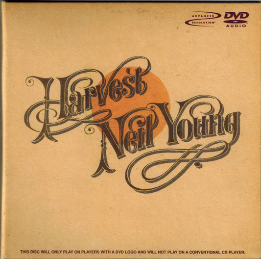 Image of Front Cover of 3134114E: DVD - NEIL YOUNG, Harvest (Reprise Records; 9 48100-9, US , Digipak, Insert, DVD-Audio, Multichannel, Album, Reissue, Repress) disc has some light marks, does not affect play. digipak sleeve has some wear to edges due to storage  VG+/VG+