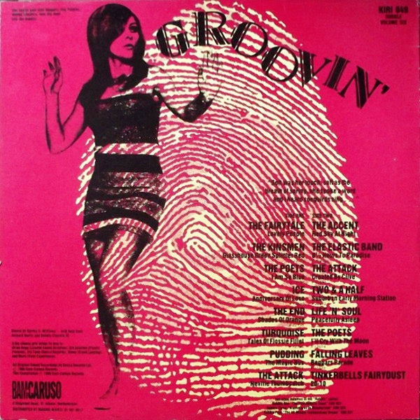 Image of Back Cover of LP - VG+/VG+ - VARIOUS, The Clouds Have Groovy Faces (Bam-Caruso Records; KIRI 049, UK 1986, Inner), A few light hairlines only and a few small creases on the sleeve.,  - 2926074E