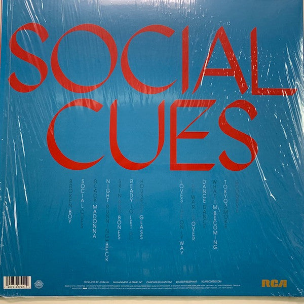 Image of Back Cover of LP - VG/VG - CAGE THE ELEPHANT, Social Cues (RCA; 19075-92792-1, Europe 2019, Gatefold, No Insert), ,  - 4226197E