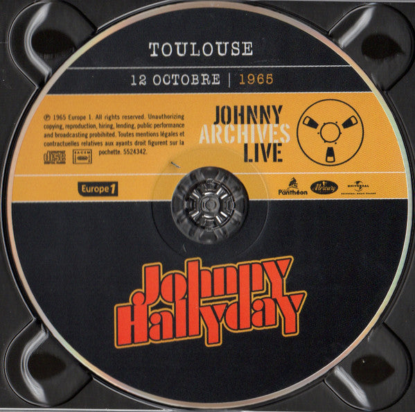 Image of Label Cover of 3234025E: CD - JOHNNY HALLYDAY, Lyon Palais D'hiver 14 Avril 1973 (Label Panth on; 5524336, Europe 2023, Digipak)   VG+/EX