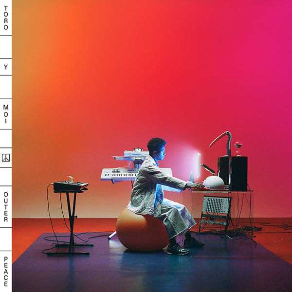 Image of Front Cover of LP - VG+/VG+ - TORO Y MOI, Outer Peace (Carpark Records; CAK131, USA & Canada 2019, Silver Foil-blocked Gatefold, Clear Vinyl), ,  - 2846002S
