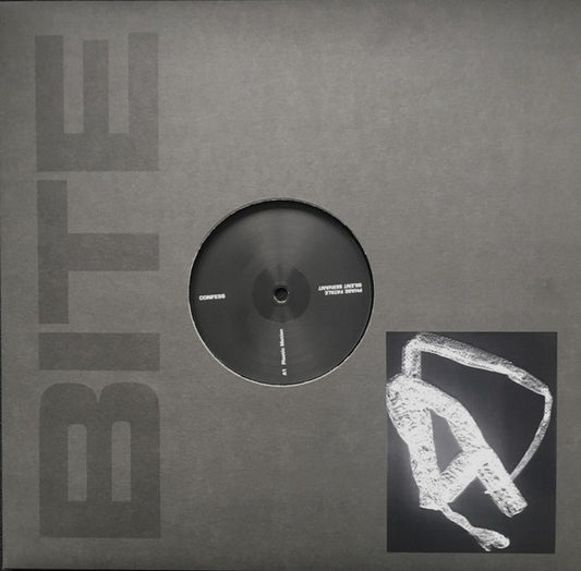 Image of Front Cover of 3224146E: 12" - PHASE FATALE & SILENT SERVANT, Confess (BITE; BITE01, Germany 2018, Stickered Company Sleeve) Light marks only.   VG+/VG