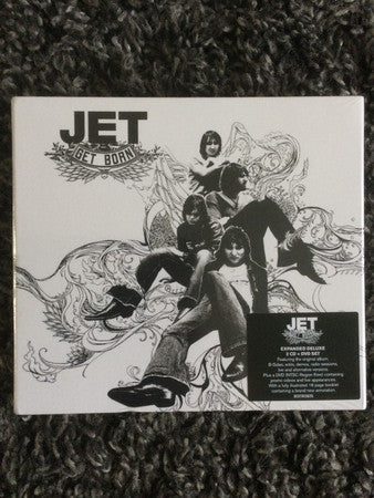 Image of Front Cover of 3xCD - EX/EX - JET, Get Born (Cherry Red; QCDTRED826, UK 2020 Reissue, Quadruple Digipak, 2CDs & DVD), ,  - 0736216E