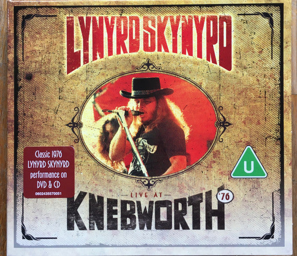 Image of Front Cover of 3234050E: CD - LYNYRD SKYNYRD, Live At Knebworth  76 (Eagle Rock; 3557005, Europe 2021, Triple Digipak)   VG+/EX