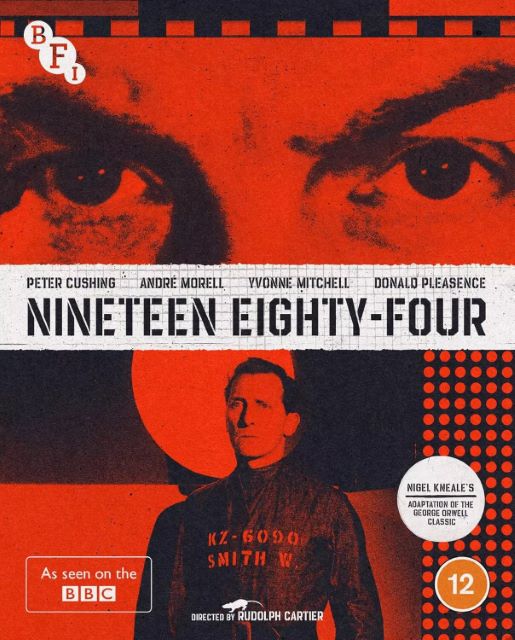 Image of Front Cover of 2xBlu-Ray - VG+/VG+ - RUDOLPH CARTIER, PETER CUSHING, Nineteen Eighty Four (BFI; BFIB1445, Germany 2022 Reissue, Booklet, With DVD), ,  - 2336027E