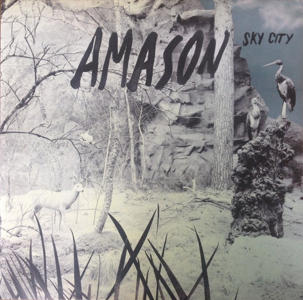 Image of Front Cover of 3214212C: LP - AMASON, Sky City (Ingrid; NGRD055, Sweden 2015, Gatefold, Gold Vinyl Fourth Edition) Still in shrinkwrap.  VG+/VG+