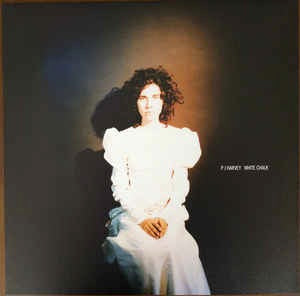 Image of Front Cover of LP - VG+/VG+ - P J HARVEY, White Chalk (Island Records; 0725347, Europe 2021 Reissue, Textured Sleeve, Inner, 180 Gram Vinyl), Light marks and hairlines on A side. Small crease on sleeve.,  - 3246242S