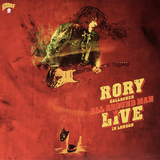 Image of Front Cover of 3244337S: 3xLP - RORY GALLAGHER, All Around Man (Live In London) (Cadet Concept; 4882500, Europe 2023, Triple Gatefold, 3 Inners and Booklet, 180 Gram Vinyl) Opened Instore  VG+/VG+