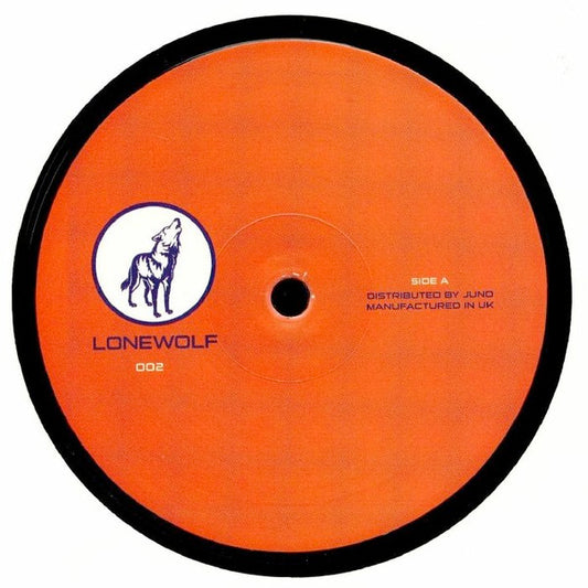 Image of Front Cover of 3214336C: 12" - VARIOUS, Lonewolf 002 (Lonewolf; LONEWOLF 002, UK 2019, Stickered Plain Sleeve) Ring and corner wear on sleeve  VG/VG