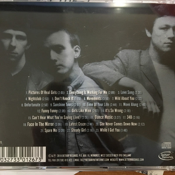 Image of Back Cover of 3234180E: CD - THE SAME, Movements (Detour Records; DRCD071, UK 2018)   EX/EX