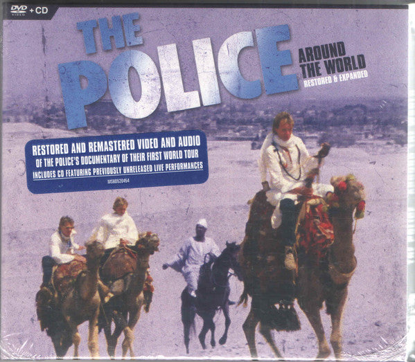 Image of Front Cover of 2xCD - EX/EX - THE POLICE, Around The World (Restored & Expanded) (Mercury Studios; MSDD520451, US 2022, Digipak, Booklet, CD & DVD), , Includes DVD  - 1756272S