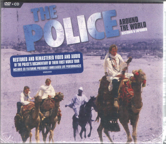 Image of Front Cover of 2xCD - EX/EX - THE POLICE, Around The World (Restored & Expanded) (Mercury Studios; MSDD520451, US 2022, Digipak, Booklet, CD & DVD), , Includes DVD  - 1756272S