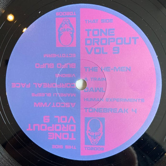 Image of Front Cover of 3214417C: 12" - VARIOUS, Tone Dropout Vol 9 (Tone Dropout; TD2009, UK 2020)   /VG