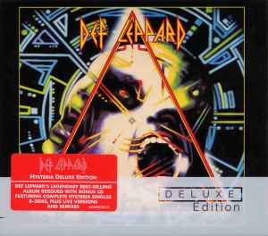 Image of Front Cover of 3234201E: 2xCD - DEF LEPPARD, Hysteria (Bludgeon Riffola; 060249843047(7), Europe 1987 Reissue, Quadruple Digipak, Booklet, Deluxe Edition) some very light wear to edges of digipak due to storage  VG+/EX