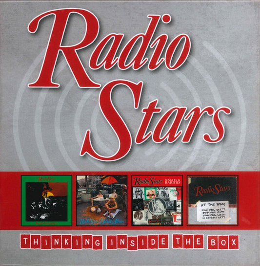 Image of Front Cover of 3234217E: 4xCD - RADIO STARS, Thinking Inside The Box - Songs For Swinging Lovers, Holiday Album, Singles and Rarities, At the BBC (Anagram Records; CDPUNKBOX162, UK 2017, Box Set, Booklet)   EX/EX