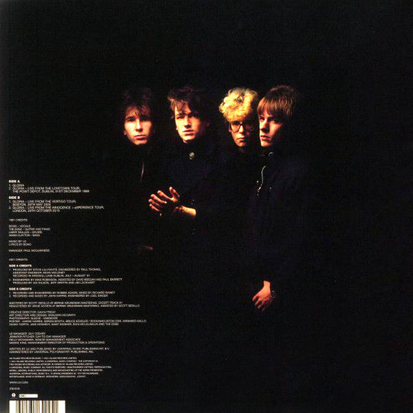 Image of Back Cover of 3224429E: LP - U2, Gloria (Island Records; 3564245,  2021)   VG+/EX