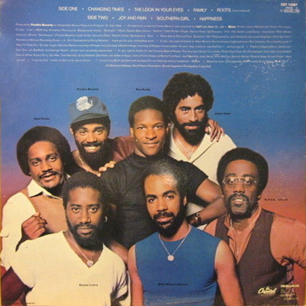 Image of Back Cover of LP - VG/VG - MAZE FEATURING FRANKIE BEVERLY, Joy And Pain (Capitol Records; EST 12087, UK 1980, Inner), Light marks only,  - 3316112C
