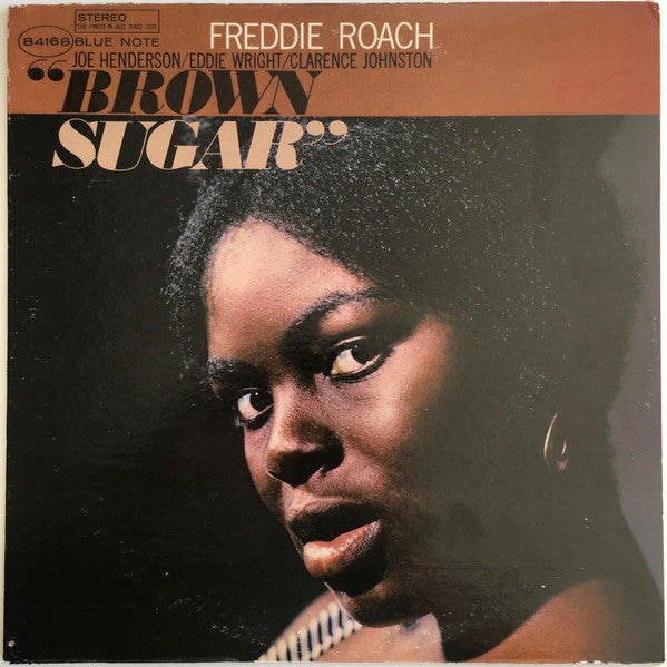 Image of Front Cover of 3324040E: LP - FREDDIE ROACH, Brown Sugar (Blue Note; BST-84168, US 1964, Picture Sleeve) NO SLEEVE. Plenty of marks, but plays strong.  /G+