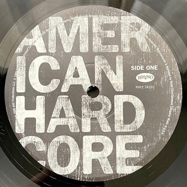 Image of Label of 3314064C: LP - VARIOUS, American Hardcore: The History Of American Punk Rock 1980-1986 (Rhino Records; RHI1 74192, US 2006, No Inner)   VG/VG+