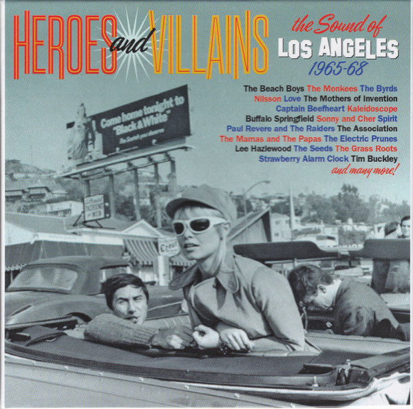 Image of Front Cover of 4935247E: 3xCD - VARIOUS, Heroes And Villains (The Sound Of Los Angeles 1965-68) (Grapefruit Records; CRSEGBOX109, UK 2022, Box Set, Booklet & 3 Inners)   M/M