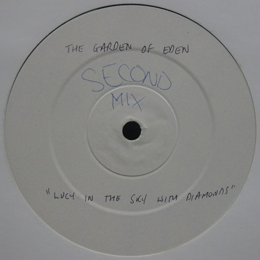 Image of Front Cover of 12" - /VG - THE GARDEN OF EDEN, Lucy In The Sky With Diamonds (Pepper Records; PEP 5, UK 1988), one or two faint scuffs and marks. clean labels,  - 3946060S