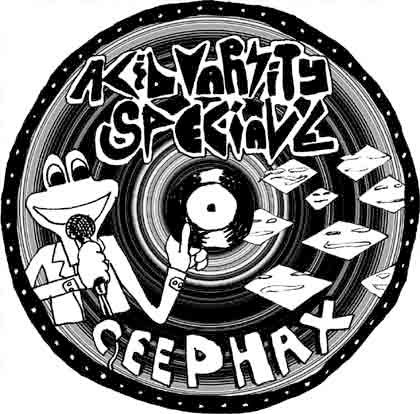 Image of Back Cover of 3314090C: 12" - CEEPHAX, Hardcore Wick / 	Acid Varsity Speciale (Firstcask Records; FSK 008, Belgium 2006) Light Marks only.  /VG+