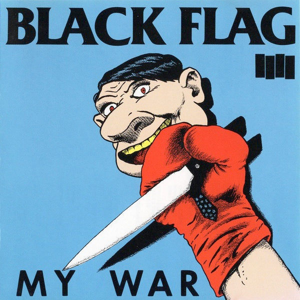 Image of Front Cover of 3314203C: CD - BLACK FLAG, My War (SST Records; SST CD 023, US , Jewel Case)   VG+/VG+