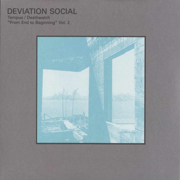 Image of Front Cover of 3314162C: LP - DEVIATION SOCIAL, Tempus / Deathwatch "From End To Beginning" Vol. 2 (Dais Records; DAIS 044, US 2013, Booklet, Marbled Grey Vinyl Limited To 500)   VG+/VG+