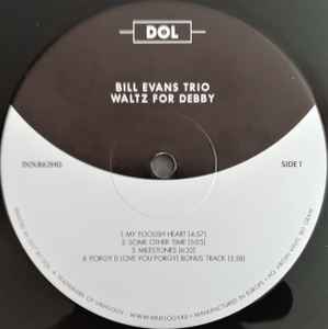 Image of Label Cover of LP - VG+/VG+ - BILL EVANS TRIO WITH SCOTT LAFARO, PAUL MOTIAN, Waltz For Debby (DOL; DOL862HG, Europe 2015 Reissue, Gatefold, 180 Gram Vinyl), ,  - 3646081S