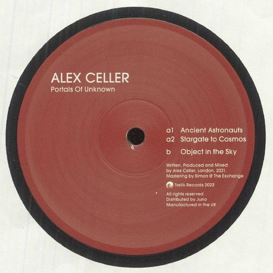 Image of Front Cover of 3314229C: 12" - ALEX CELLER, Portals Of Unknown (Trelik; TR033, UK 2022)   /VG