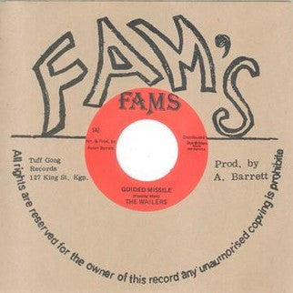 Image of Front Cover of 3324340E: 7" - THE WAILERS, Guided Missile / Work (Fam's; DSR-FM7-07, Japan 2014 Reissue, Company Sleeve) VG++  VG+/VG+