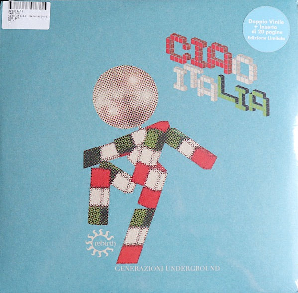 Image of Front Cover of 3314222C: 12" - VARIOUS, Ciao Italia (Generazioni Underground) (Rebirth; REB123, Italy 2021, Picture Sleeve) Still in stickered shrink - small tears and edge wear to sleeve.   VG/VG